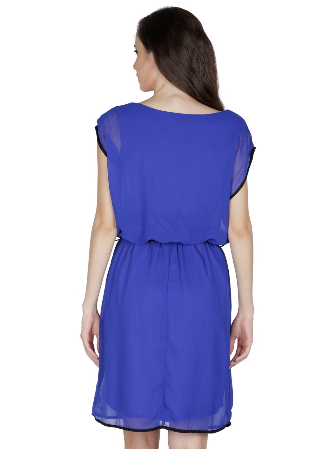 Rayon Blue Printed Romper