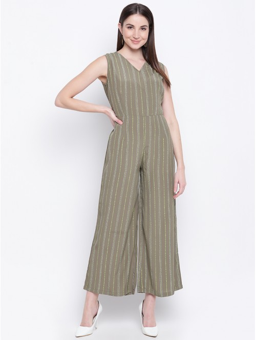 Mayra Women's Olive Striped...